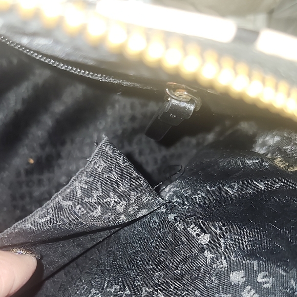 Kate Spade Black and Cream Grid Satchel - Picture 11 of 11